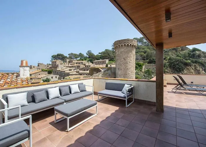 Luxury Rocamar - Primera Linea Y Terraza アパート トッサ・デ・マール